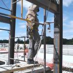 Construção de galpão estrutura metálica